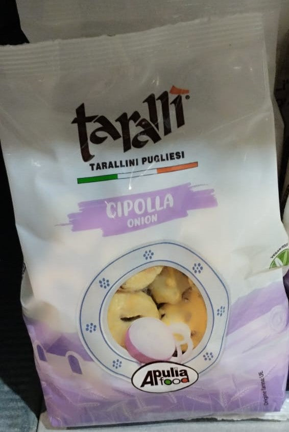Apulia Tarallini Cipolla Gr.250