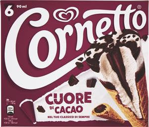 Algida Cornetto Cuore Di Cacao X6