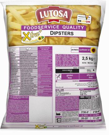 Lutosa Patate Dipster Sun Flowers Kg.2,5