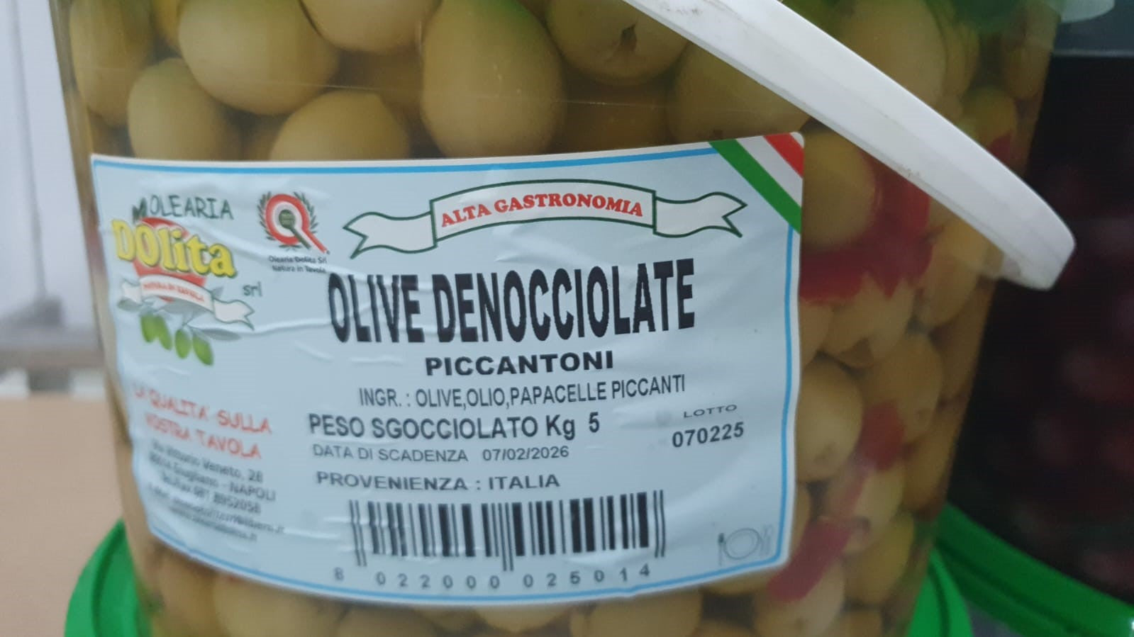Dolita Olive Den Verdi  Secchio Kg 5