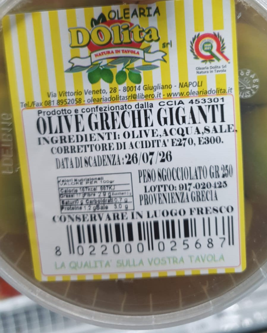 Dolita Secch Olive Grec Gr 250