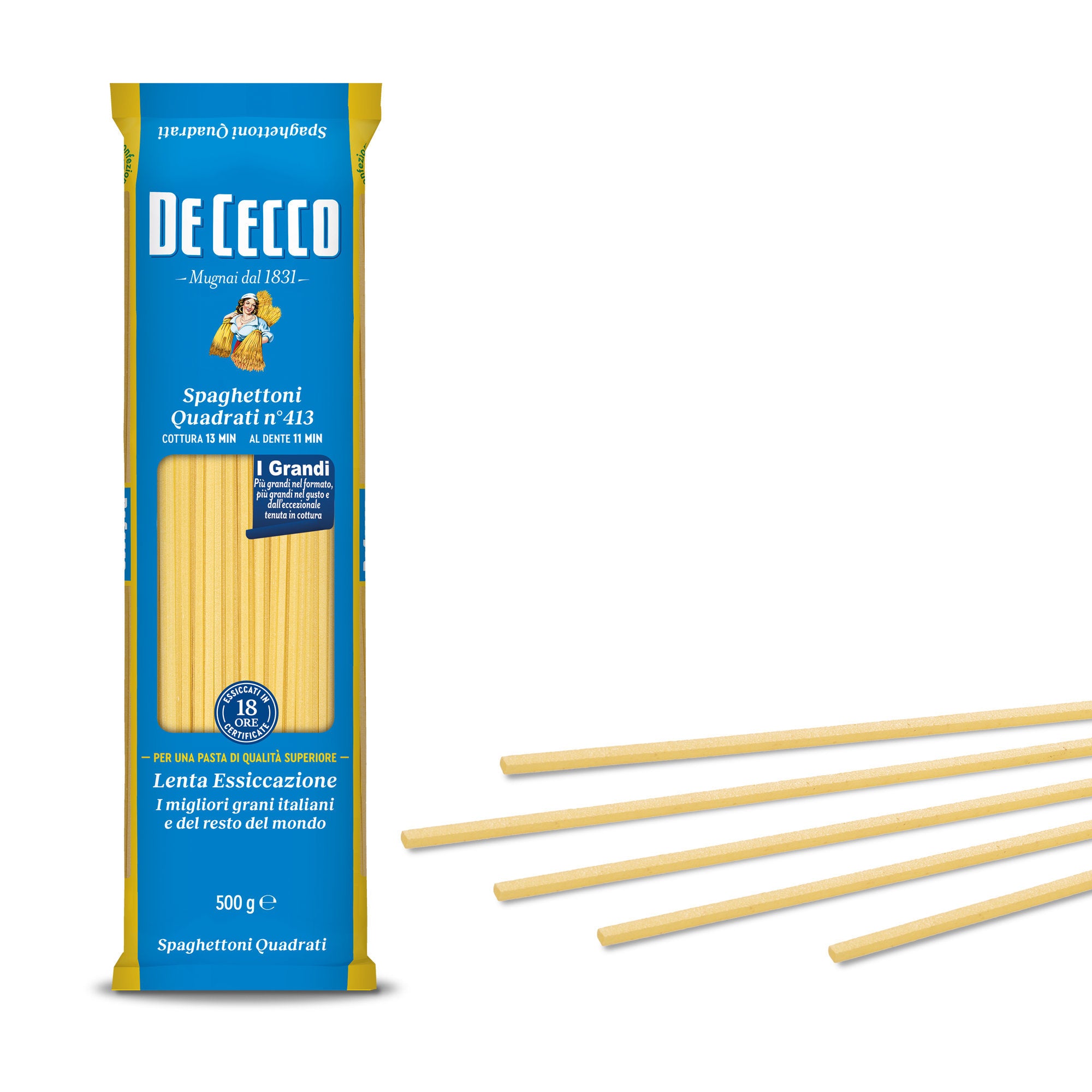 De Cecco Spaghettoni Quad. N  412 Gr.500