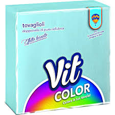 Vit Tovaglioli Celeste 2v 33x33 Pz 25