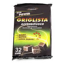 Griglista Accendifuoco 32 Cubetti
