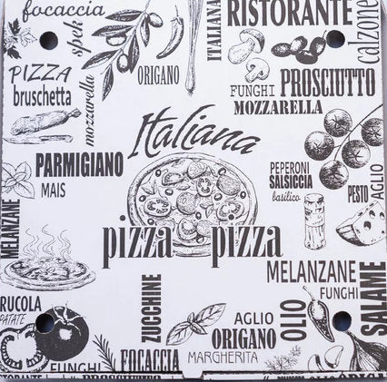 Box Portapizza X100 33x33 Bianco