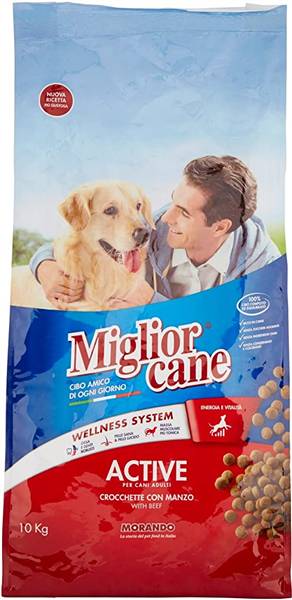 Migliorcane Active Crocc. Manzo Kg. 10
