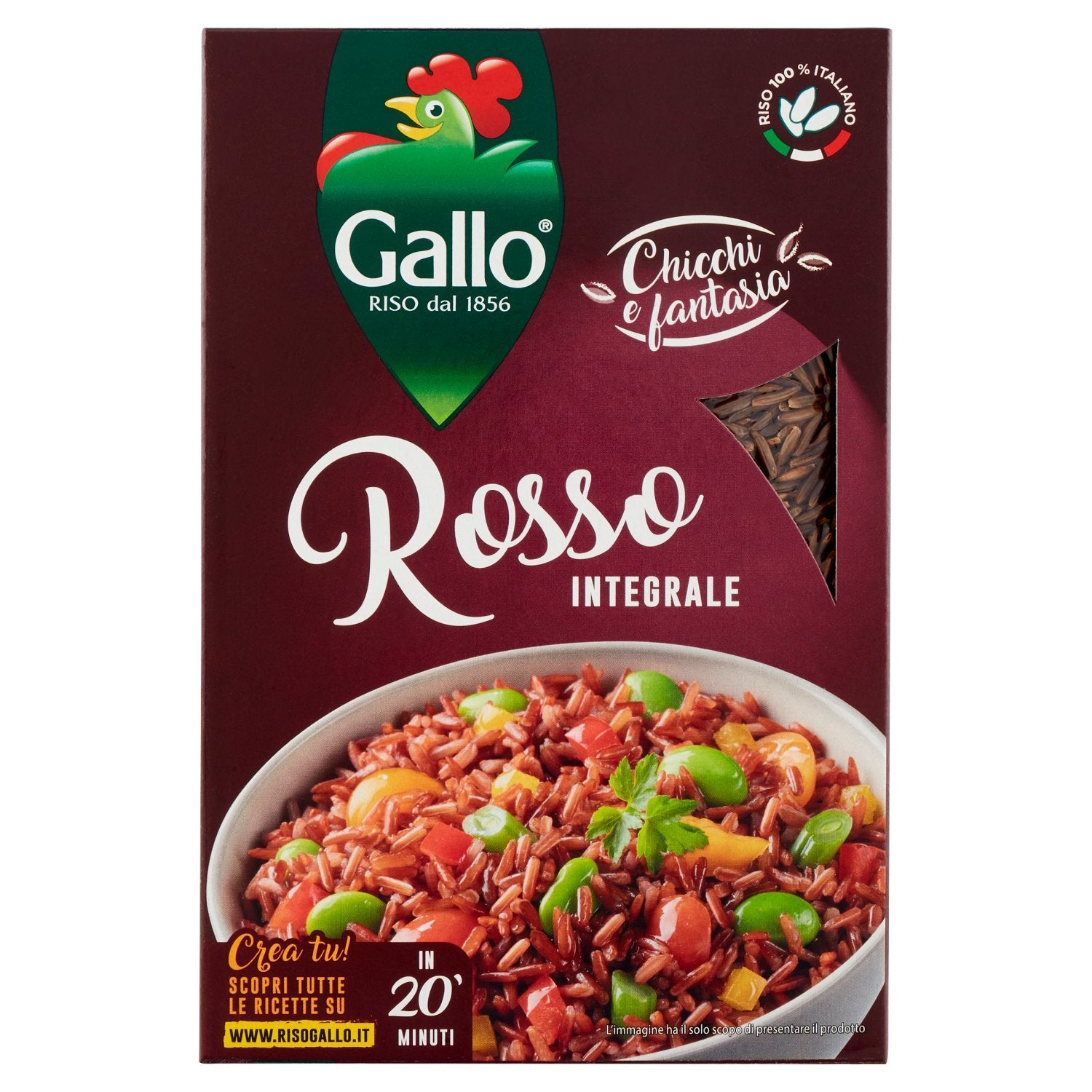 Gallo Riso Rosso Integrale Gr 500