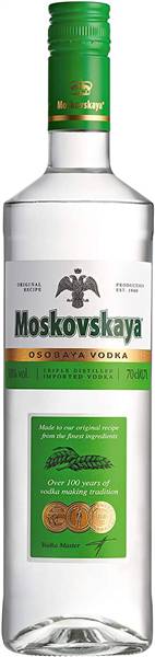 Moskovkaya Vodka  40  Vol  Cl 70