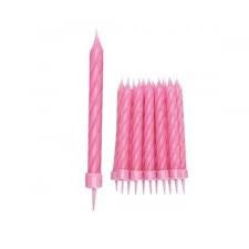 Candeline Decorative Da Pz 8 Rosa