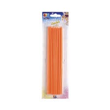 Candeline Fili Di Luce Pz 20 Arancioni