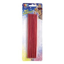 Candeline Fili Di Luce Pz 20 Rosse