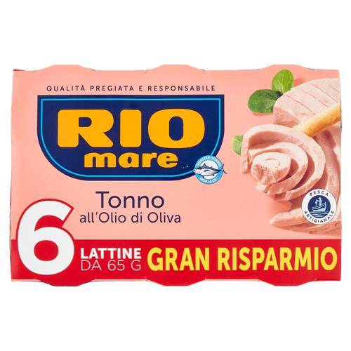 Rio Mare Tonno O Oliva Gr 65x6