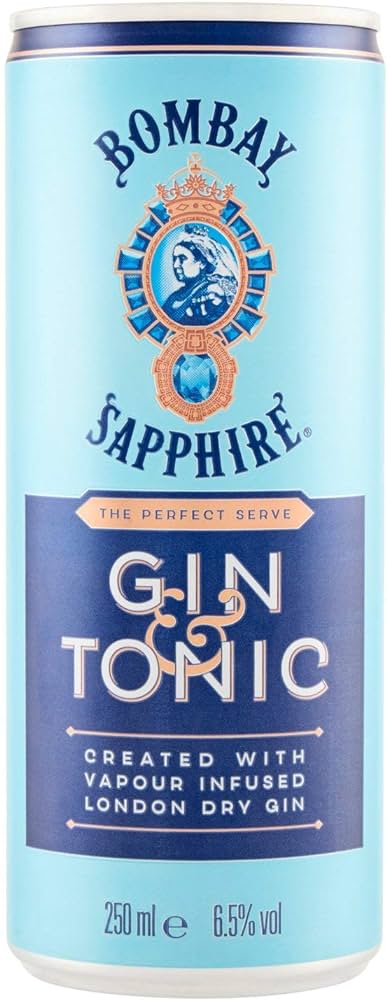 Bombay Sapphire   Tonic Cl 25  Latt