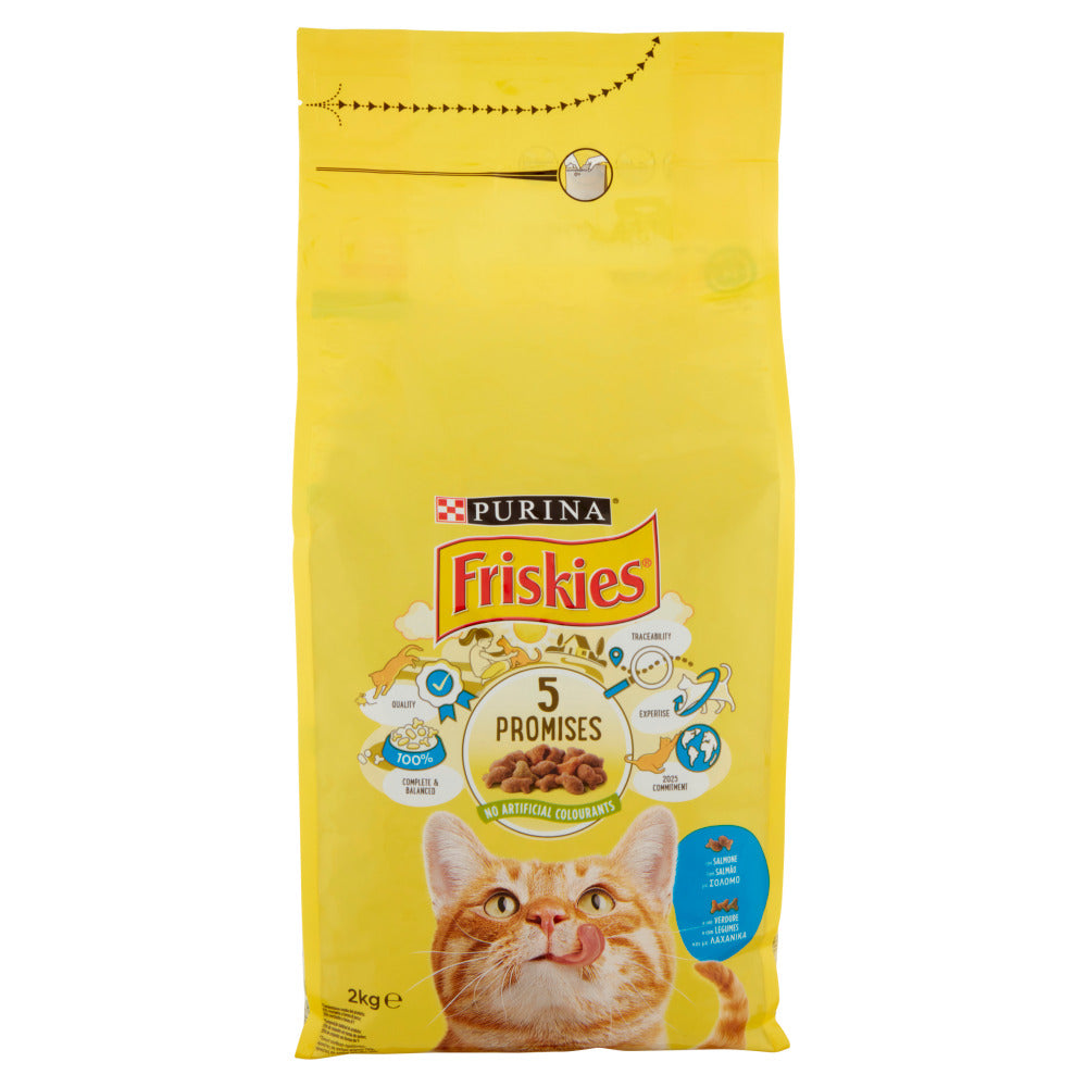 Friskies Gatto Crocc Salm Ver Kg 2